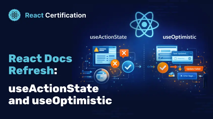React Docs Refresh: useActionState and useOptimistic