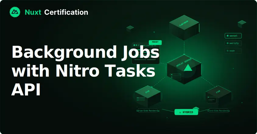 Background Jobs with Nitro Tasks API