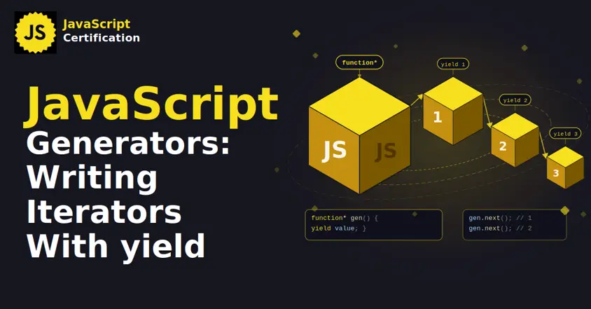 JavaScript Generators: Writing Iterators With yield