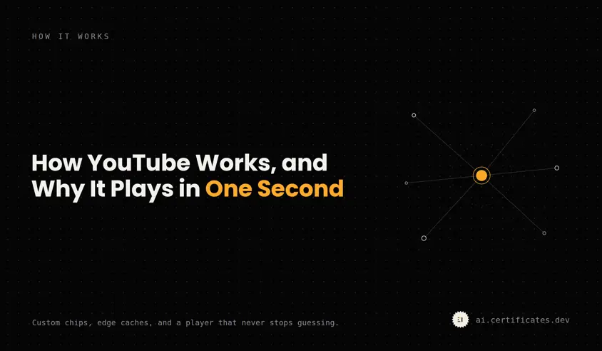 How YouTube Works, and Why It Plays in One Second
