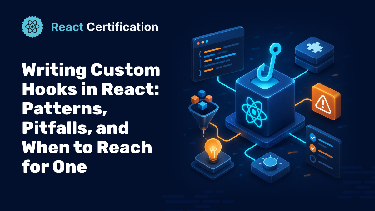 Cómo escribir hooks personalizados en React: patrones, errores comunes y cuándo recurrir a ellos